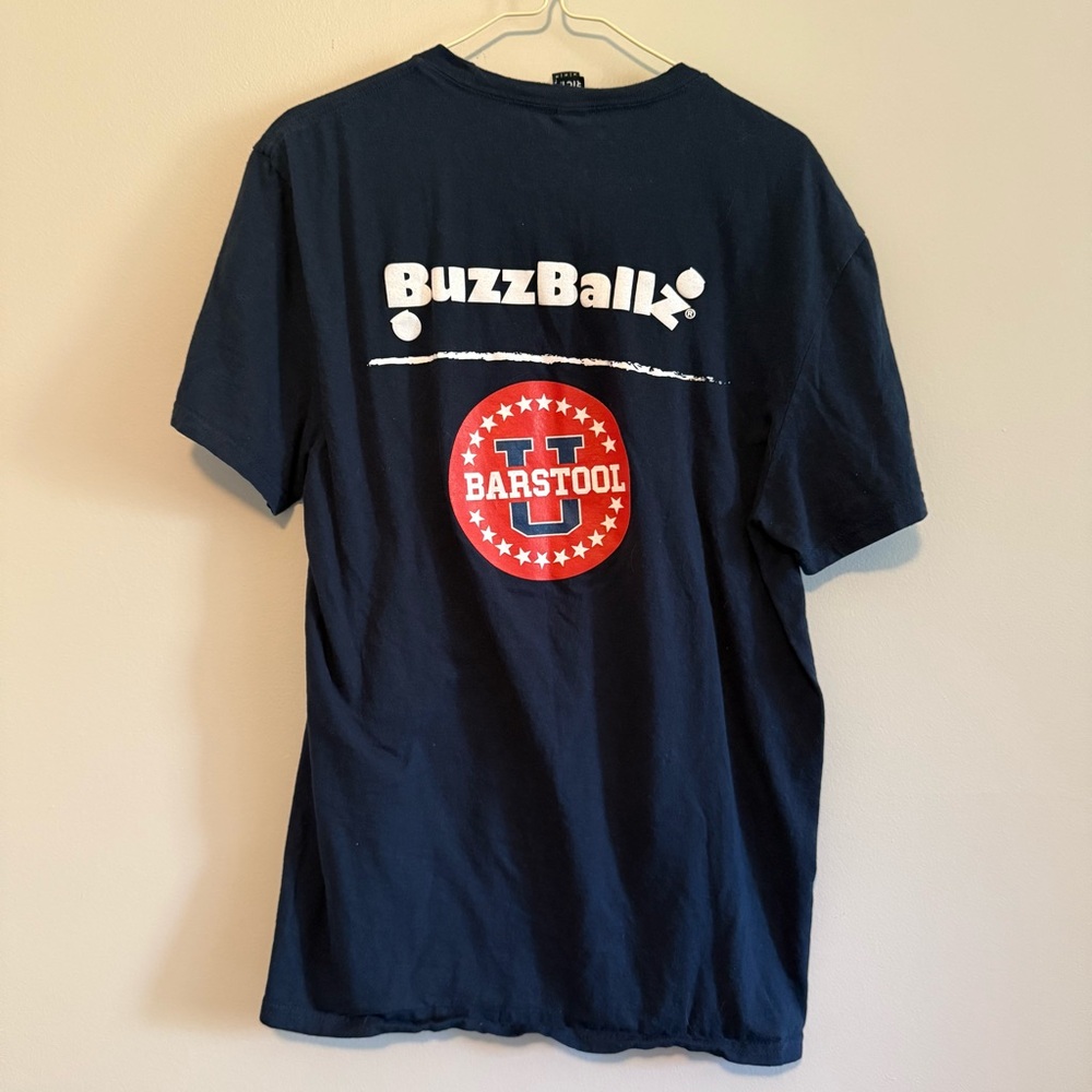 Barstool BuzzBallz Navy Blue T-Shirt - Picture 2 of 3